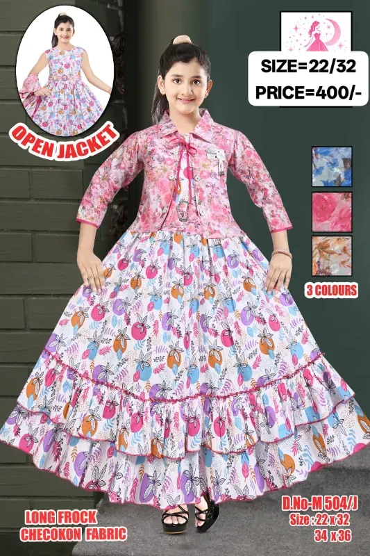 Pure cotton long frock