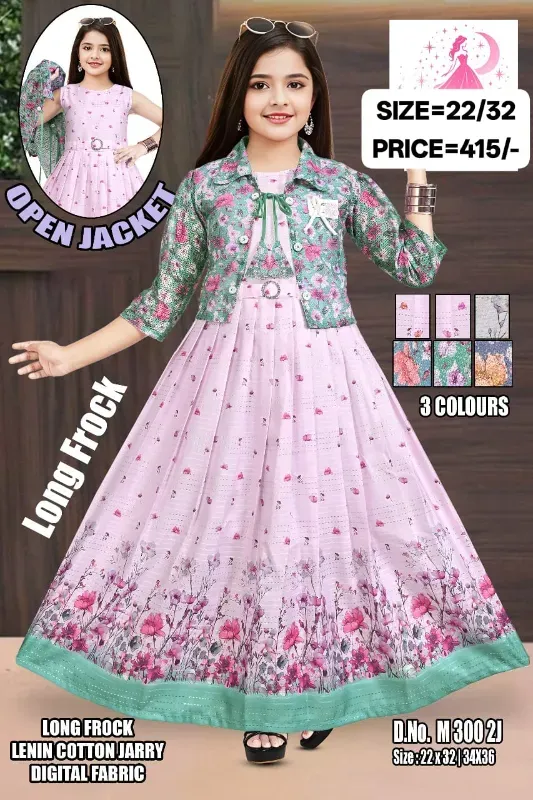 Stylish cotton comfortable long frock