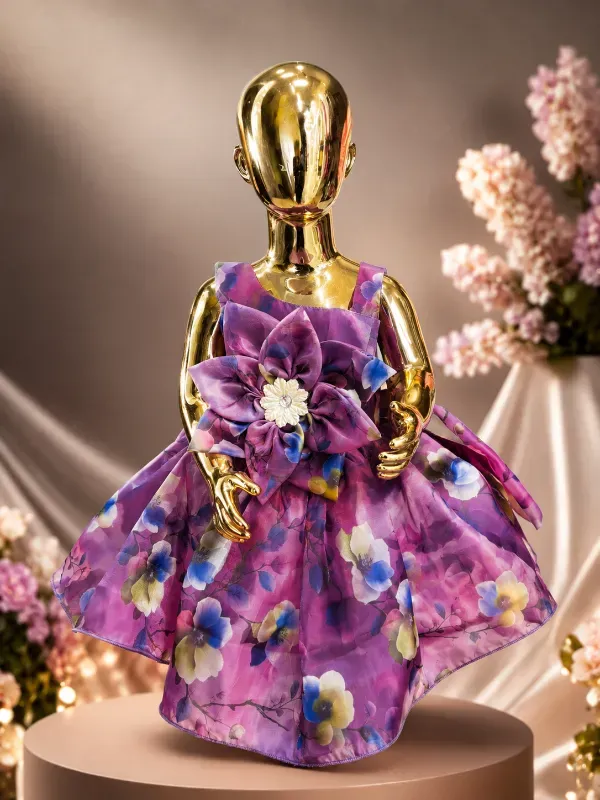 Enchanted Garden Floral Toddler Gown